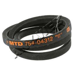 CHS MTD pièces détachées : Courroie / Référence : 754-04312